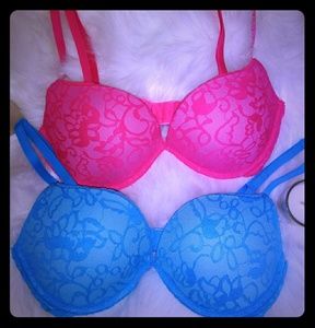 Lot Victoria's Secret Sexy Little Things Bras 34c